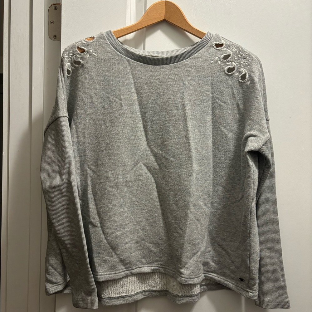 American Eagle Eyelet Sweater